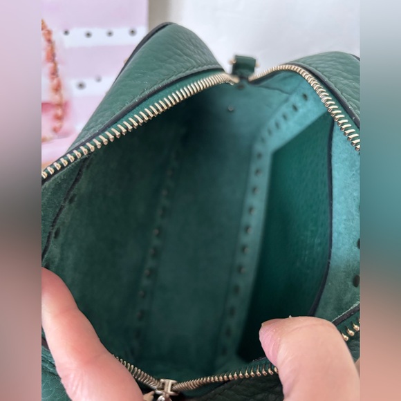 Valentino Garavani Rock Stud Green Studded Crossbody Bag - Picture 7 of 10